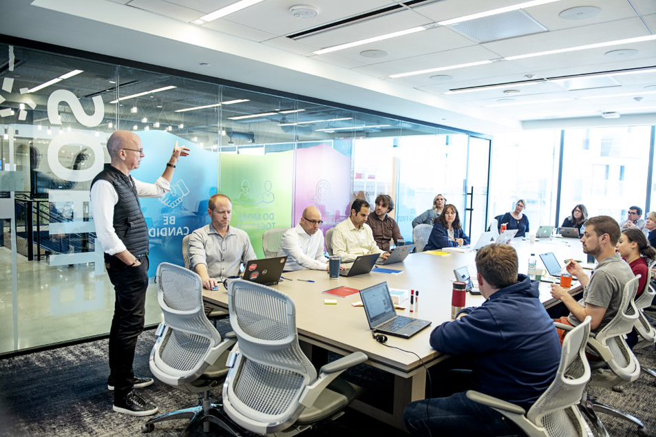 Cengage just moved into a massive new office in the Seaport Built In